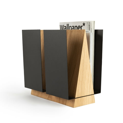 Standing magazine holder