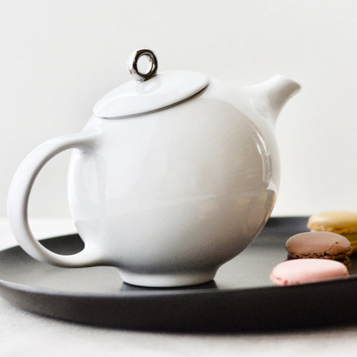 HH teapot - White porcelain