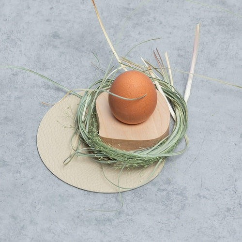 Wooden egg cup