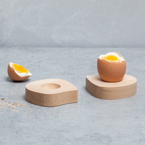 Wooden egg cup